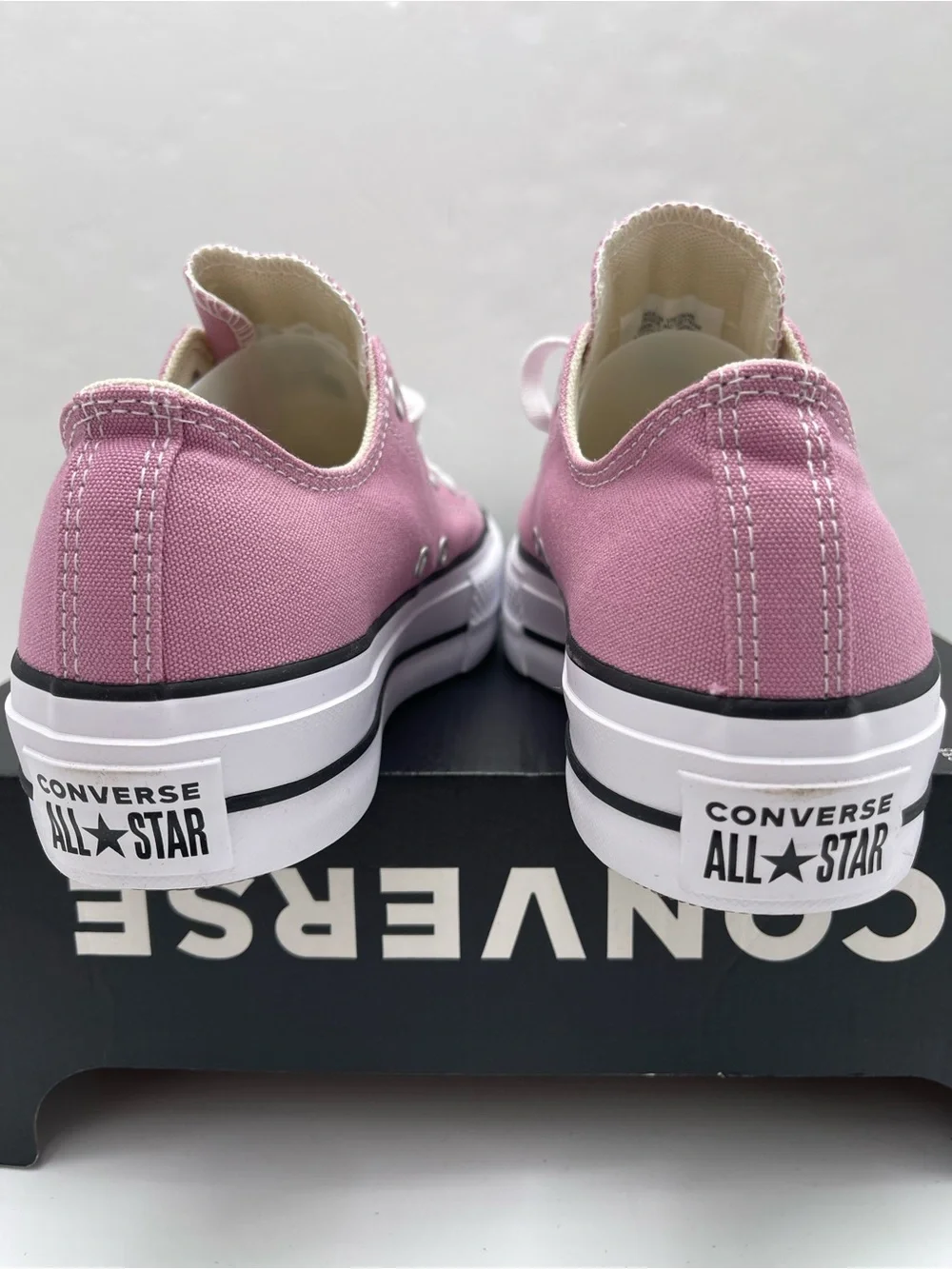 Converse A12960F CTAS LIFT OX CLIFFSIDE ROSE/WHITE/BLACK Platform Sneakers